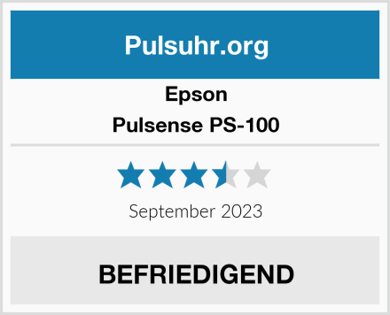 Epson Pulsense PS-100 Test