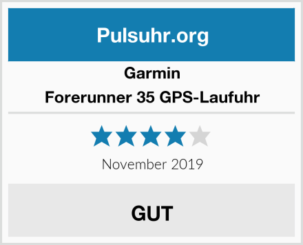 Garmin Forerunner 35 GPS-Laufuhr Test